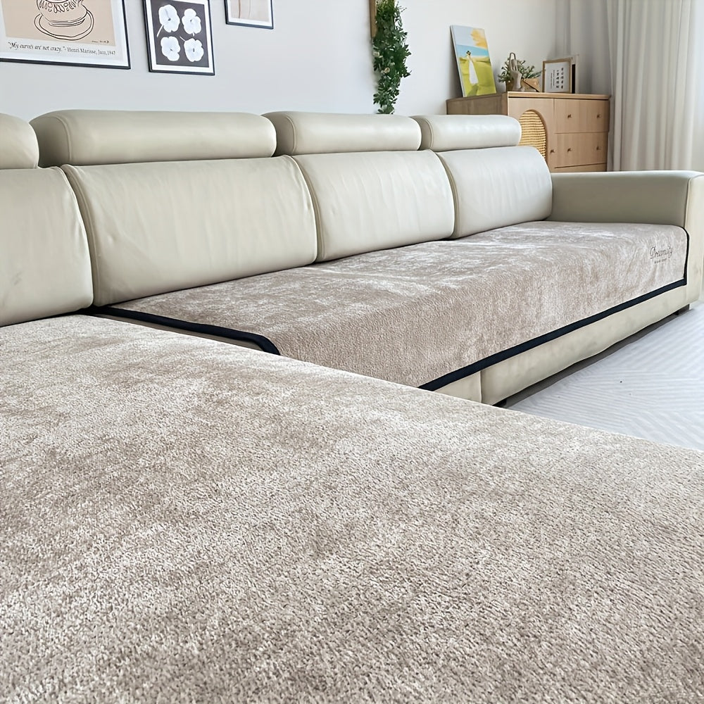 Ensemble de housses épaisses pour canapé d’angle – 2 pièces haut de gamme brodées