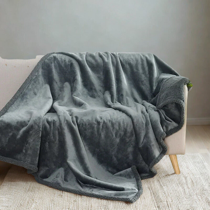 Plaid Shaggy Haute Densité – Couverture Hivernale Grand Format pour Intérieurs