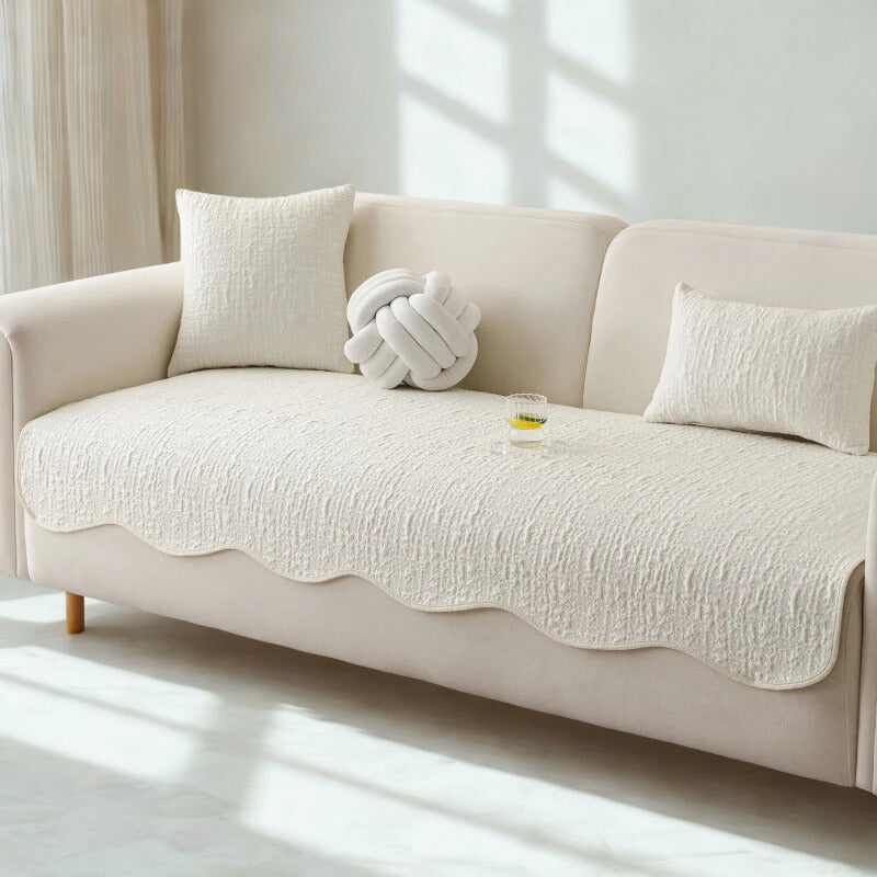 Coussin de Canapé Nordique Premium -Coton Naturel, Style Classique et Moderne (1 Pièce, Toutes Saisons)