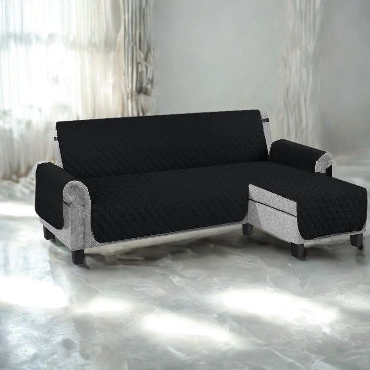 Housse Matelassée Universelle en L - Protection Canapé & Style Quotidien