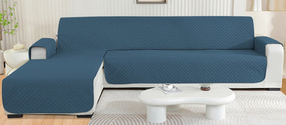 Housse de canapé d’angle avec méridienne Luxe