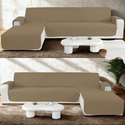 Housse de canapé d’angle avec méridienne Luxe