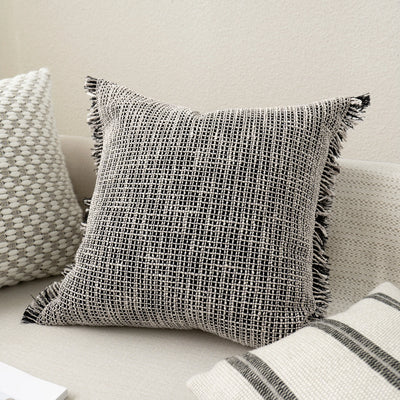 Coussin Carré Wabi-Sabi – Design Texturé & Élégance (45x45 cm)