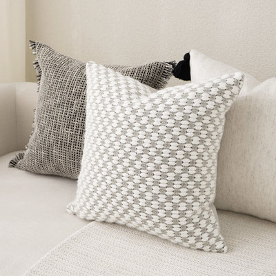 Coussin Carré Wabi-Sabi – Design Texturé & Élégance (45x45 cm)