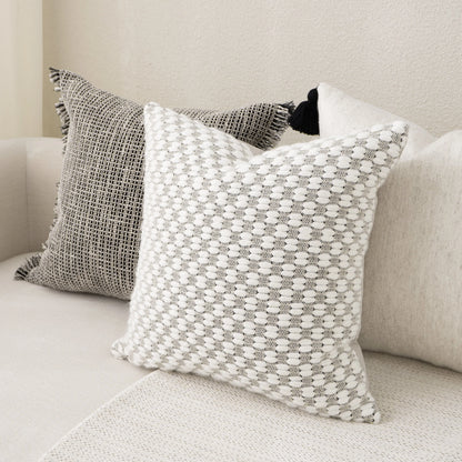 Coussin Carré Wabi-Sabi – Design Texturé & Élégance (45x45 cm)