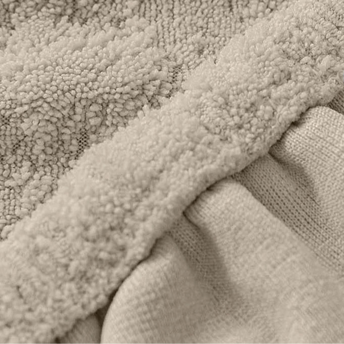 Housse Jacquard Extensible à Motifs Floraux