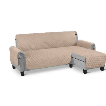 Housse Matelassée Universelle en L - Protection Canapé & Style Quotidien