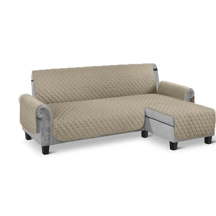Housse Matelassée Universelle en L - Protection Canapé & Style Quotidien