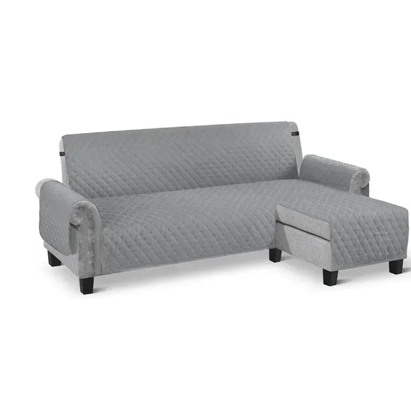 Housse Matelassée Universelle en L - Protection Canapé & Style Quotidien