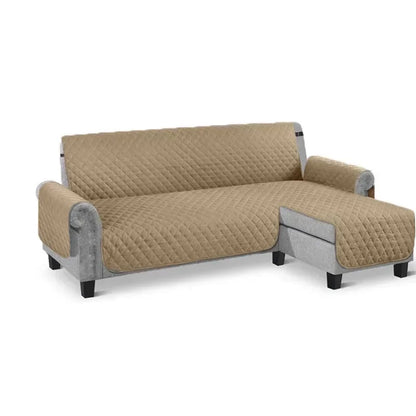 Housse Matelassée Universelle en L - Protection Canapé & Style Quotidien