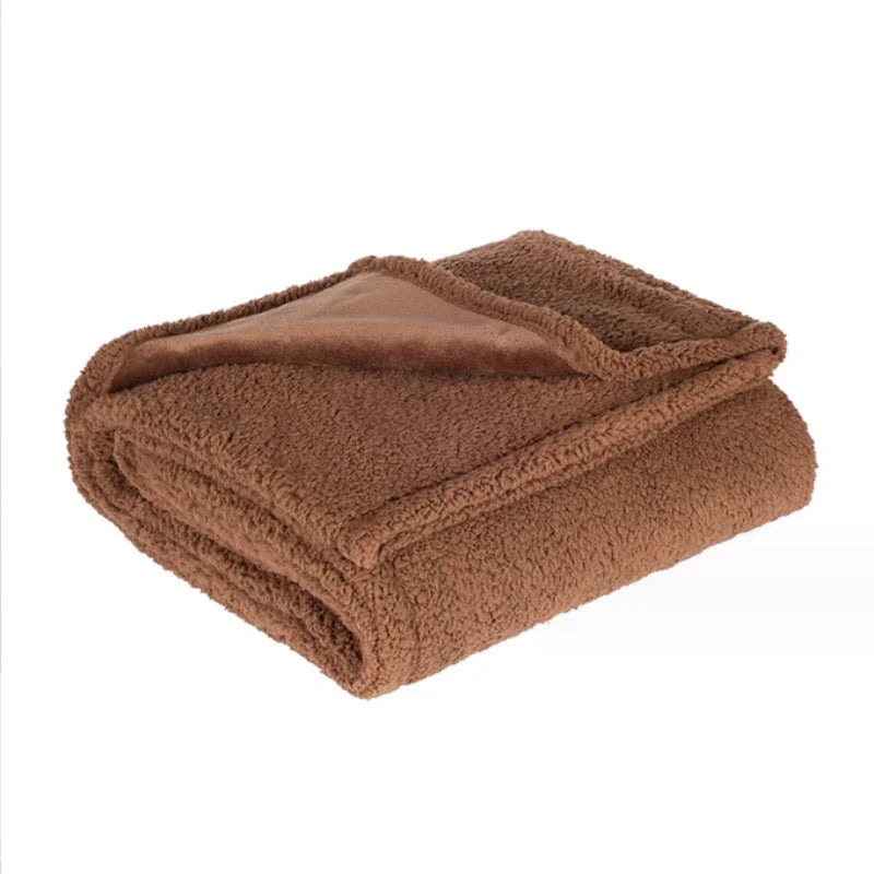 Plaid Shaggy Haute Densité – Couverture Hivernale Grand Format pour Intérieurs