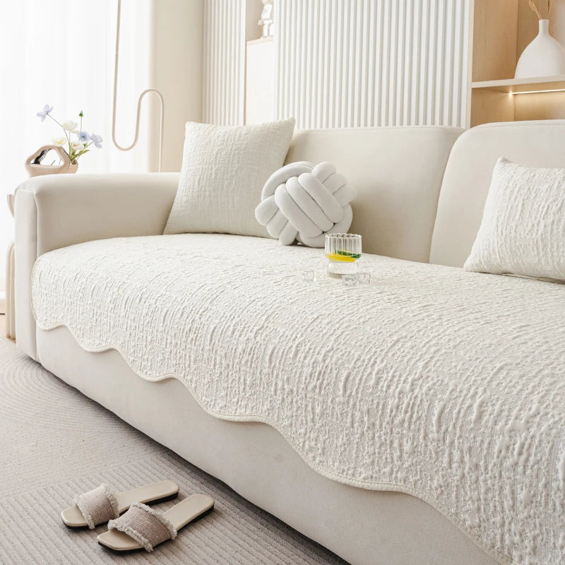 Coussin de Canapé Nordique Premium -Coton Naturel, Style Classique et Moderne (1 Pièce, Toutes Saisons)