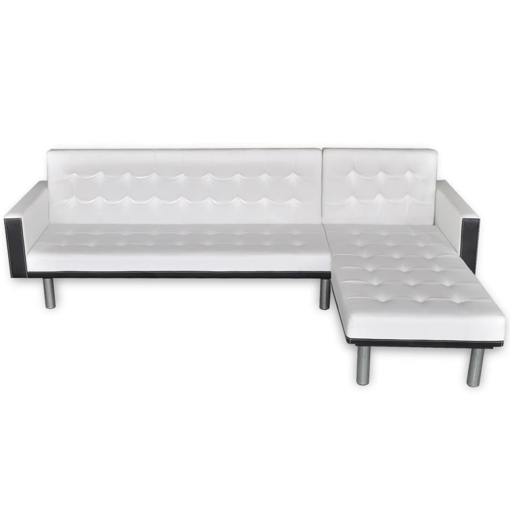 Canapé-Lit Blanc & Noir - Ligne Moderne Signature LaMaisonHouse