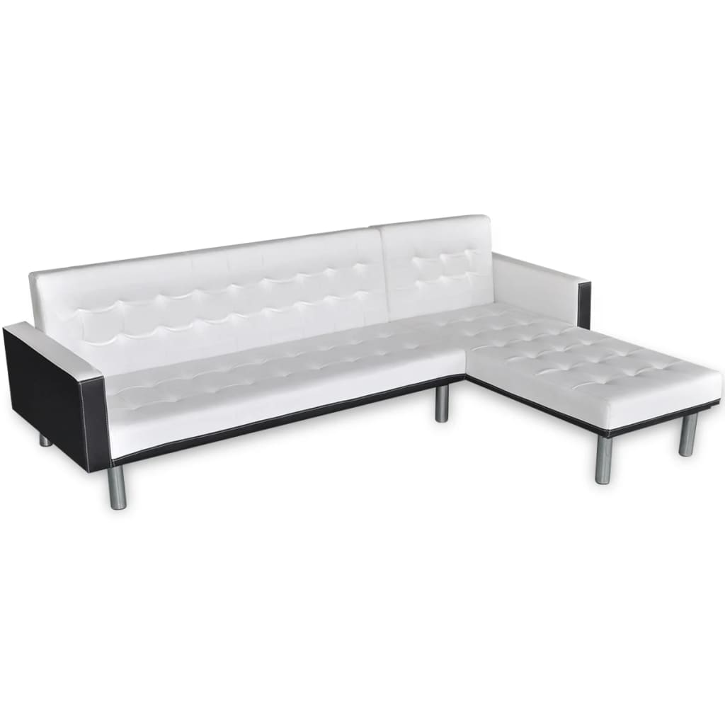 Canapé-Lit Blanc & Noir - Ligne Moderne Signature LaMaisonHouse