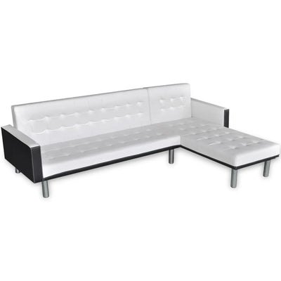 Canapé-Lit Blanc & Noir - Ligne Moderne Signature LaMaisonHouse
