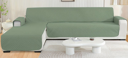 Housse de canapé d’angle avec méridienne Luxe