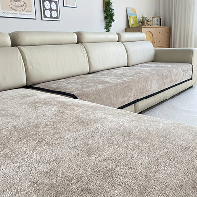 Ensemble de housses épaisses pour canapé d’angle – 2 pièces haut de gamme brodées
