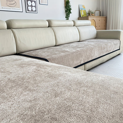 Ensemble de housses épaisses pour canapé d’angle – 2 pièces haut de gamme brodées