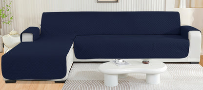 Housse de canapé d’angle avec méridienne Luxe