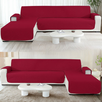 Housse de canapé d’angle avec méridienne Luxe