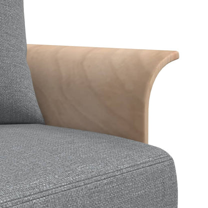Canapé d’Angle Convertible Gris Clair – Ligne Classique