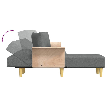 Canapé d’Angle Convertible Gris Clair – Ligne Classique
