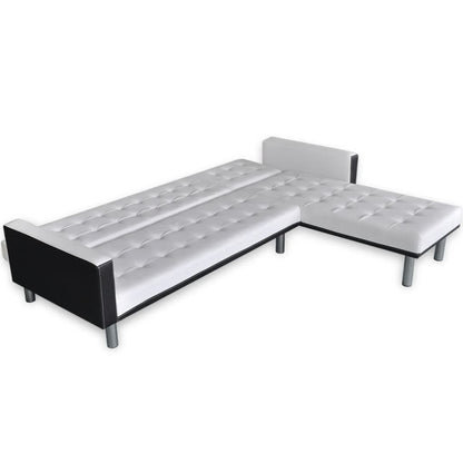 Canapé-Lit Blanc & Noir - Ligne Moderne Signature LaMaisonHouse